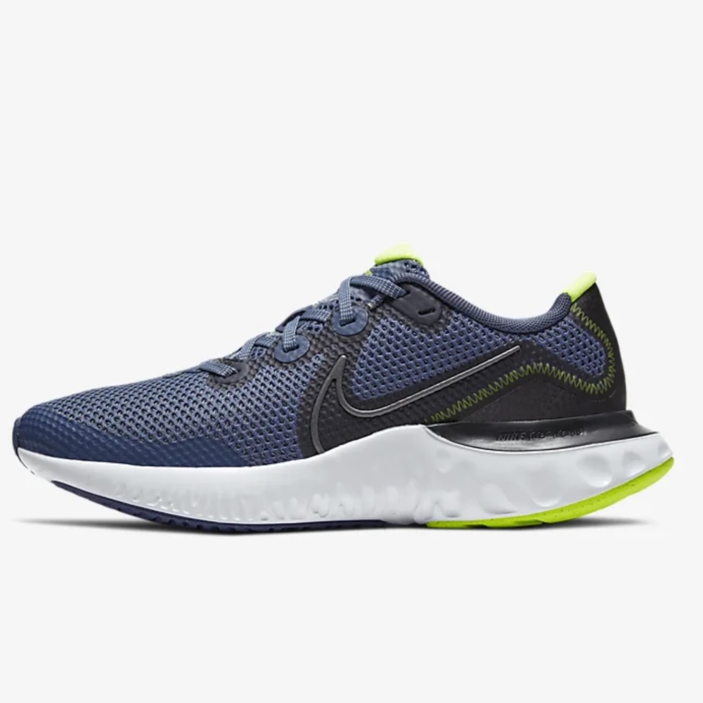Nike Renew Run (GS) 6Y Diffused blue/mtlc grey NWB